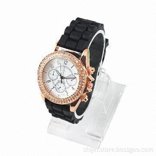 Popular Jelly Silicone Quartz Watch for Ladies